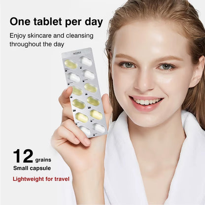All-In-One Face Care Capsules Packaging On-The-Go Brightening Face Serum Toner Cream Skin Care Set Travel Skin Care Sets