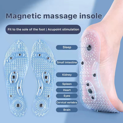 Magnetic Shoe Insoles for Both Foot Massage to Relieve Pain Magnetic Insoles for Shoes with Magnetic Acupressure Points